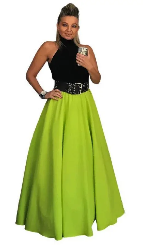 DLOUHÁ SUKNĚ - MAXI SUKNĚ BOROS SK-L-GRY01